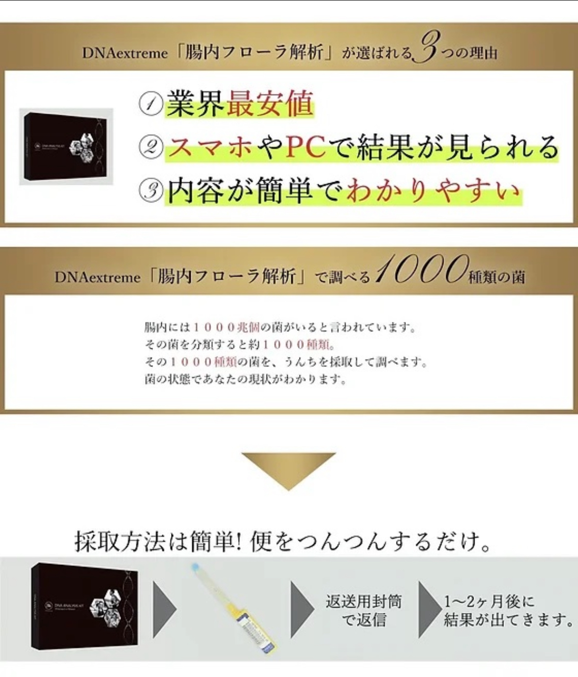 De腸内フローラ解析キット｜はるひ野・若葉台・栗平のネイル